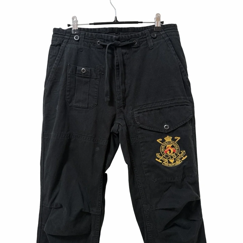 Vintage Polo Ralph Lauren PRL Snow World Cup Challenge Cargo Pants Mens 32x32